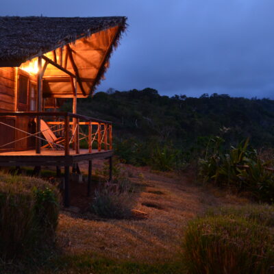 The beautiful Nature Lodge outside of Mt. Amber National Park. Photo by Lynne Venart.