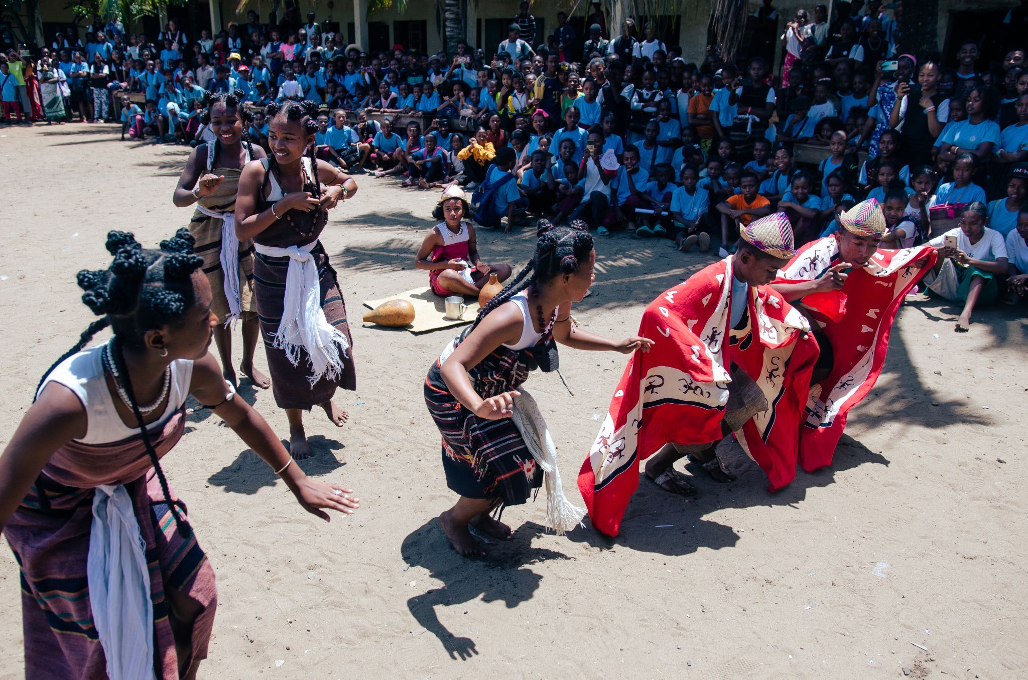Traditional dances from the World Lemur Festival in Toamasina, Madagascar in 2024.